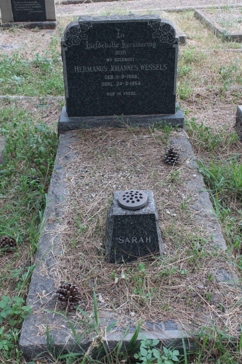 WESSELS Hermanus Johannes 1888-1954 :: WESSELS Sarah