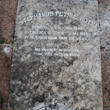 BOTHA Stephanus Petrus 1842-1870