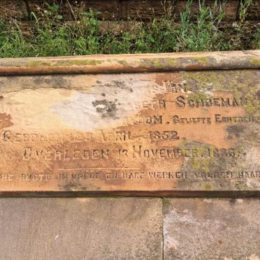 SCHOEMAN Martha Maria Elizabeth nee STRYDOM 1852-1888