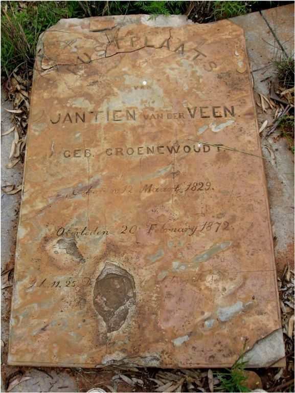 VEEN Jantien, van der née GROENEWOUDT 1829-1872