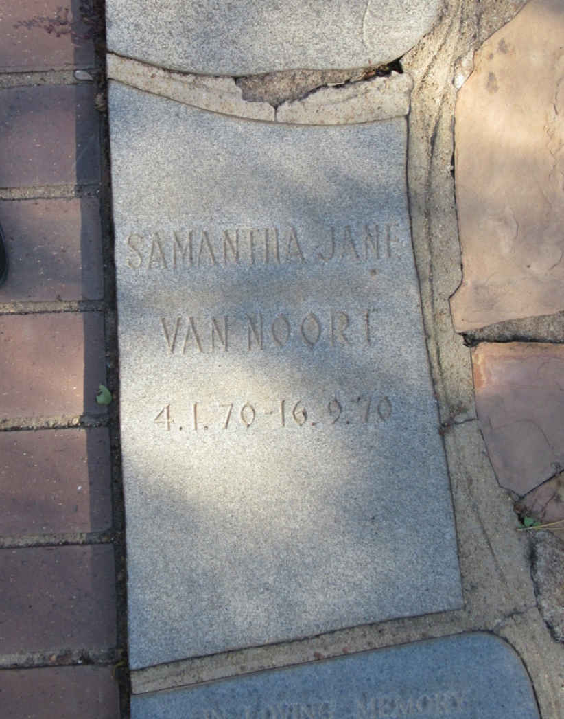 NOORT Samantha Jane, van 1970-1970