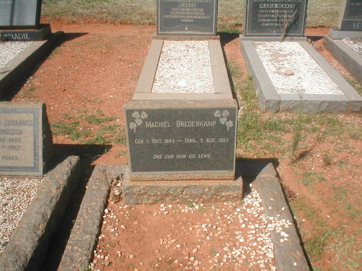 BREDENKAMP Machiel 1943-1957