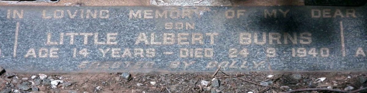 BURNS Albert -1940