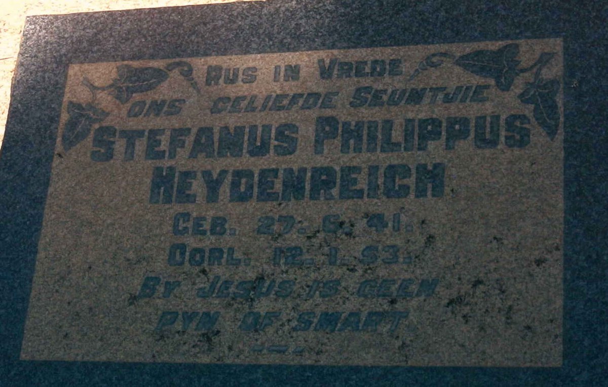 HEYDENREICH Stefanus Philippus 1941-1953