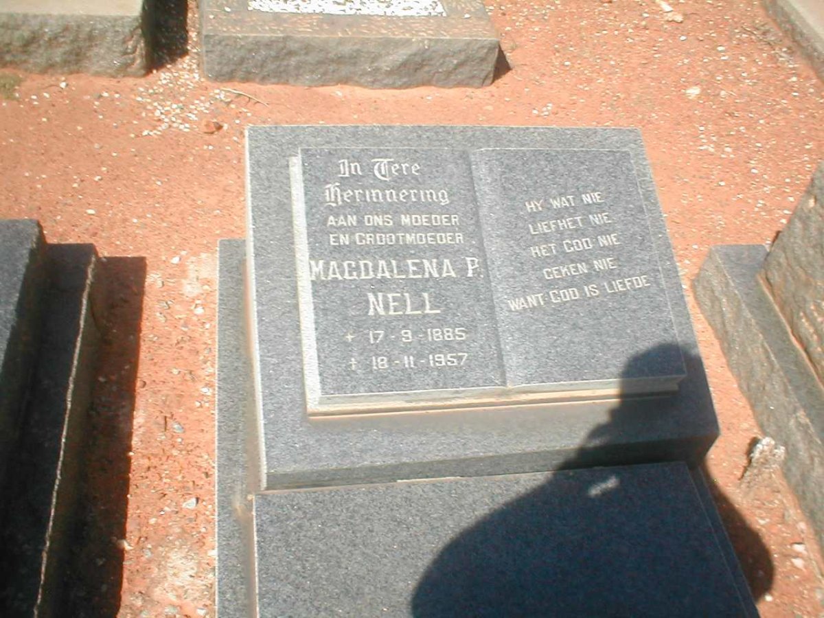 NELL Magadalena P. 1885-1957