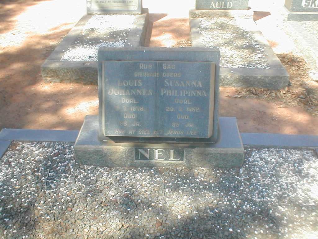 NEL Louis Johannes 1863-1948 &amp; Susanna Philipinna 1876-1962