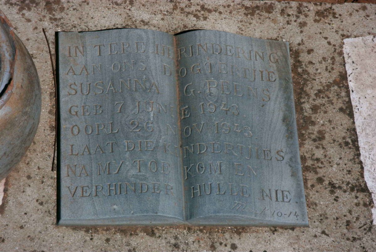 PEENS Susanna G. 1943-1943