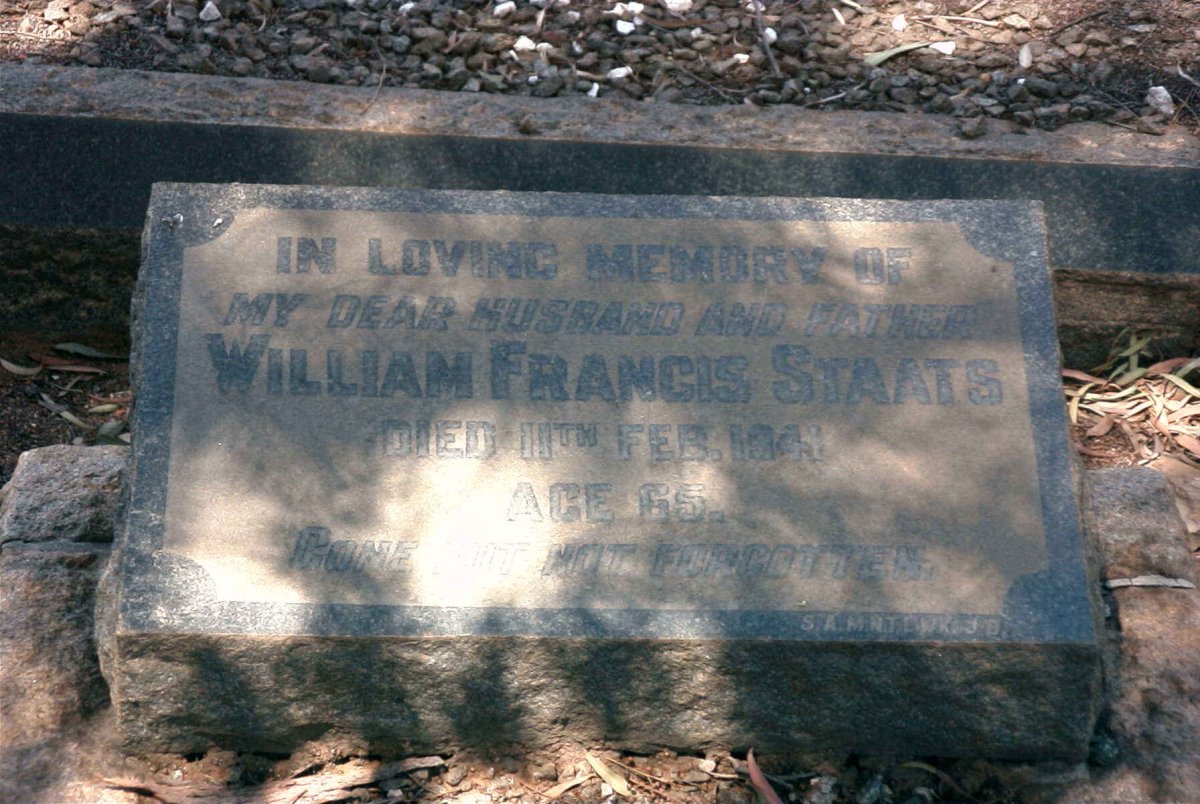 STAATS William Francis -1941