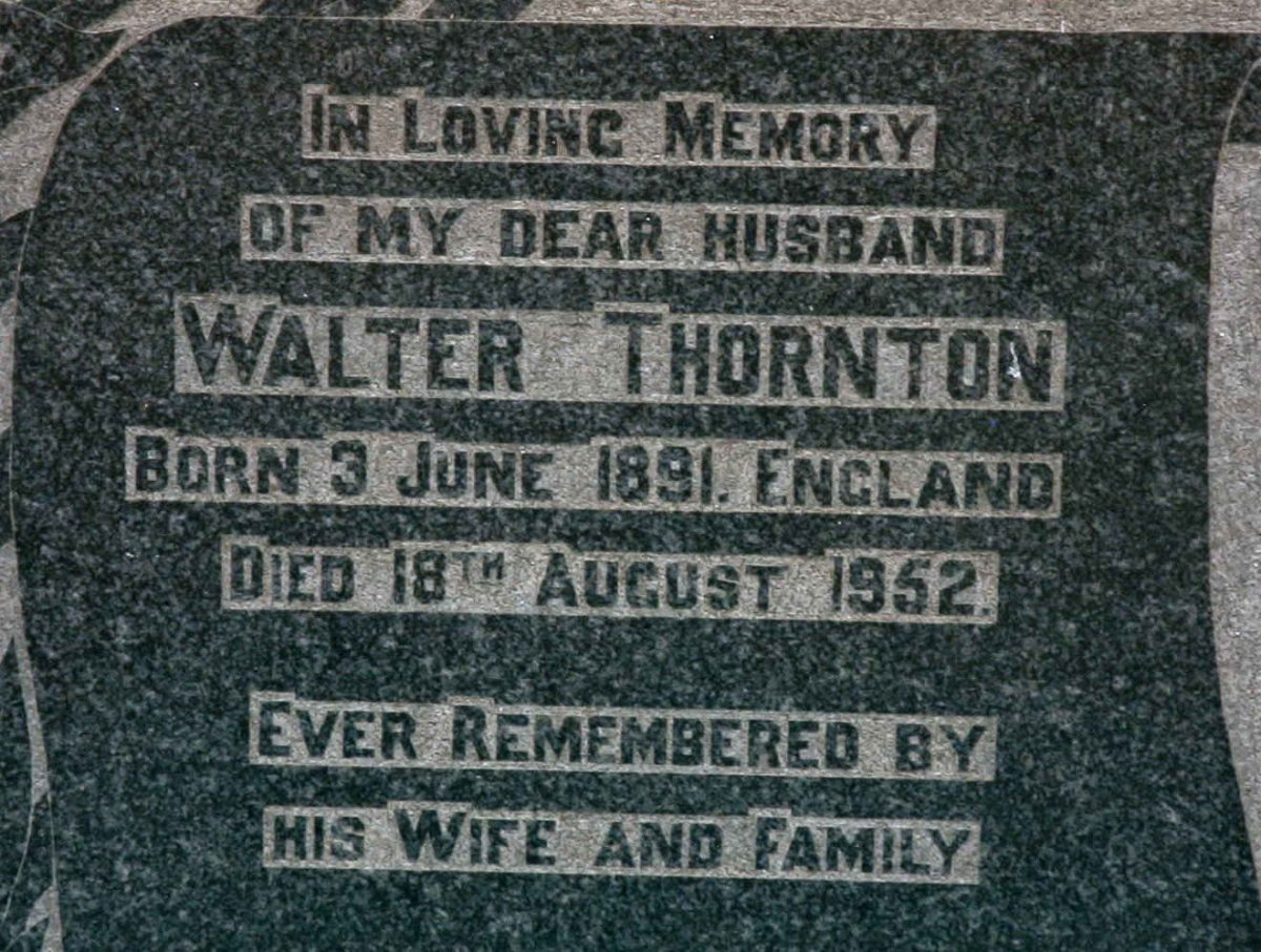 THORNTON Walter 1891-1952