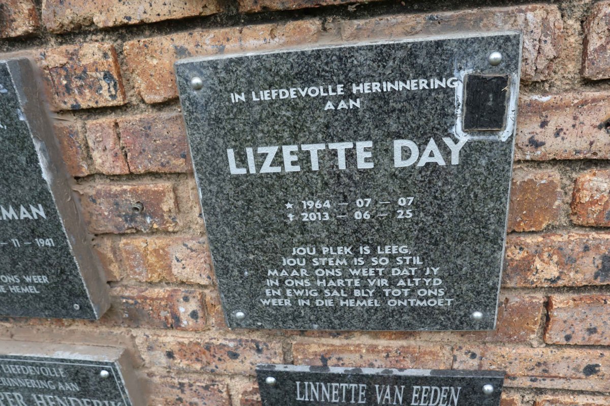 DAY Lizette 1964-2013