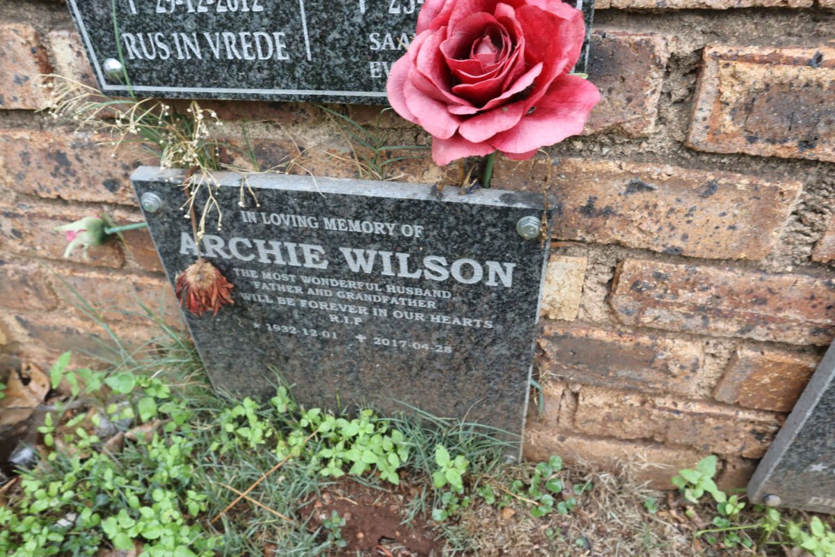 WILSON Archie 1932-2017