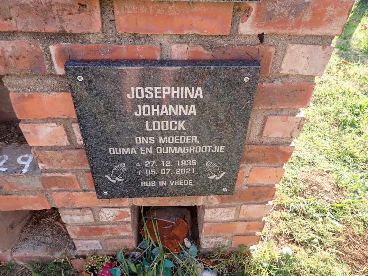 LOOCK Josephina Johanna 1935-2021