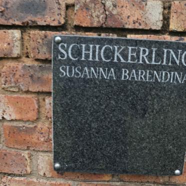 SCHICKERLING Susanna Barendina