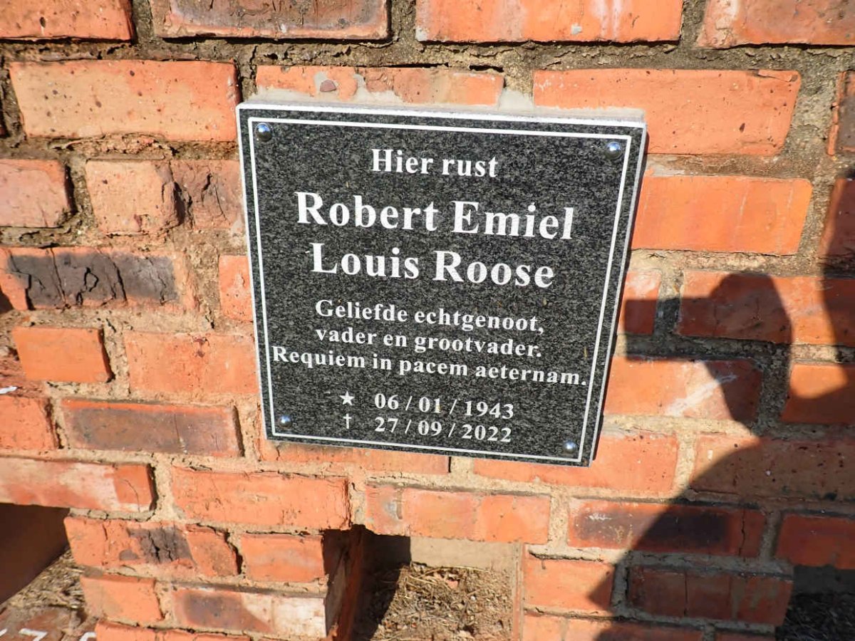 ROOSE Robert Emiel Louis 1943-2022