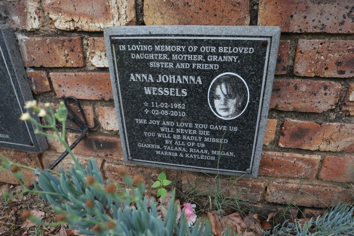 WESSELS Anna Johanna 1952-2010