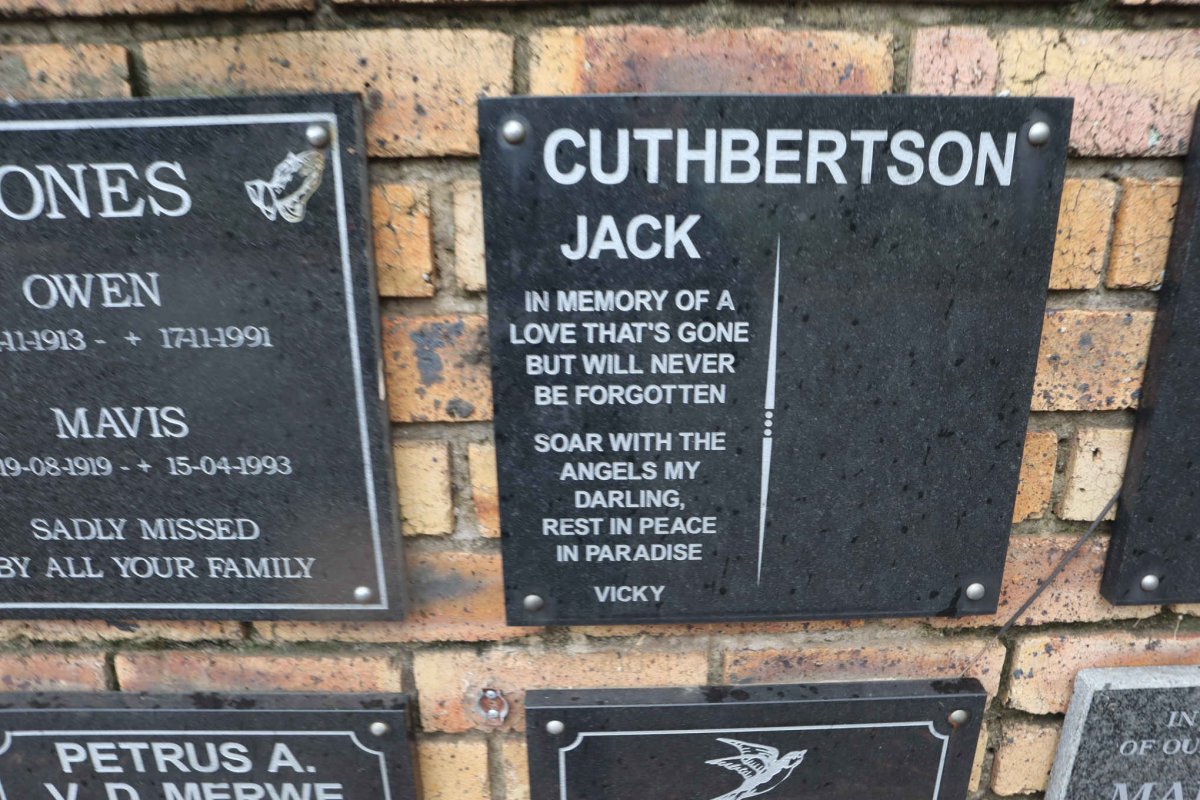 CUTHBERTSON Jack