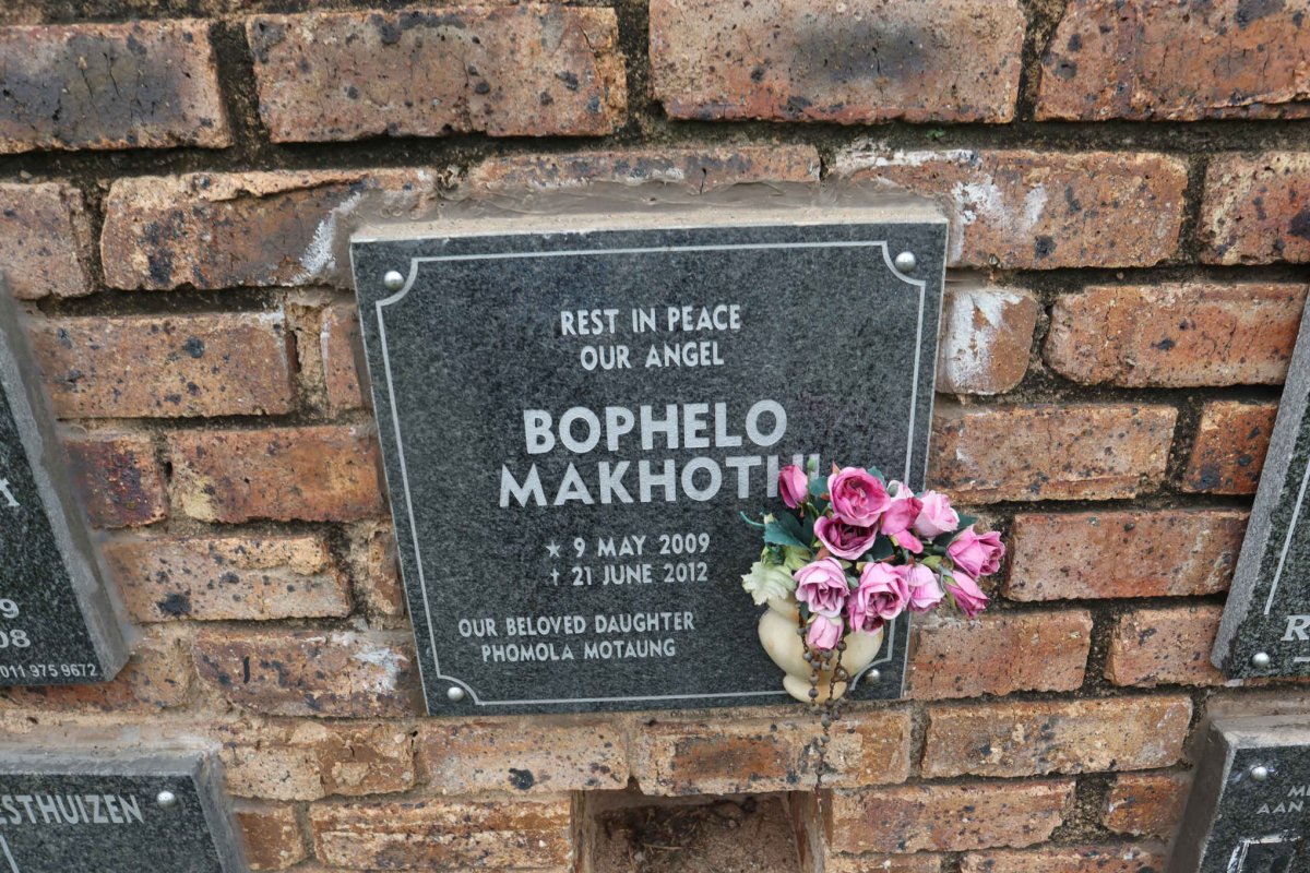 MAKHOTHI Bophelo 2009-2012
