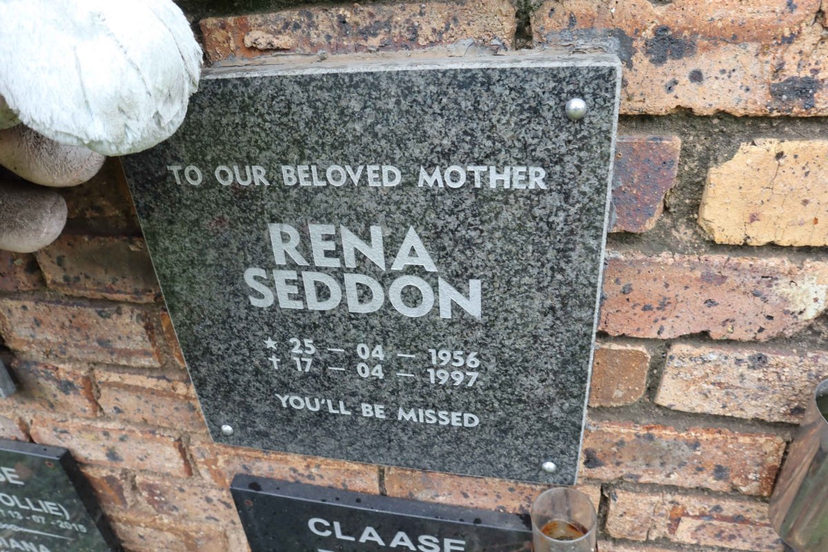 SEDDON Rena 1956-1997