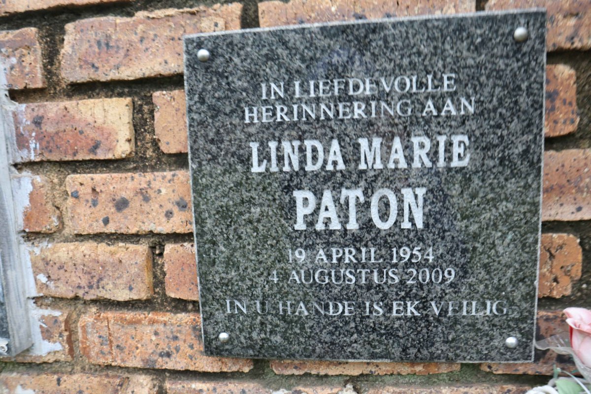 PATON Linda Marie 1954-2009