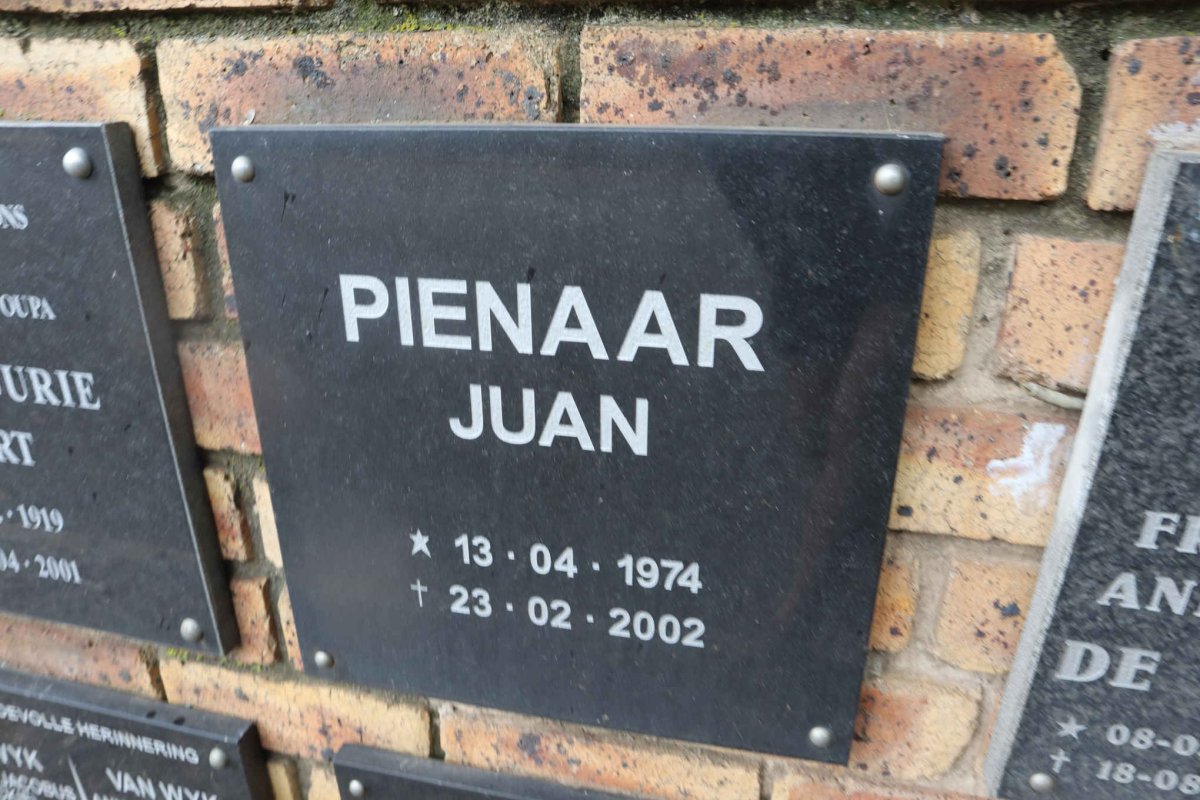 PIENAAR Juan 1974-2002