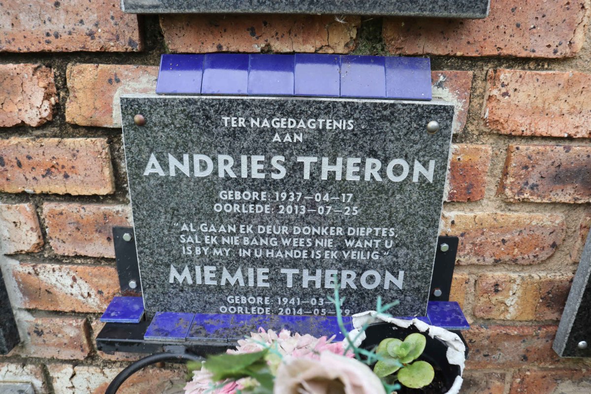 THERON Andries 1937-2013 &amp; Miemie 1941-2014