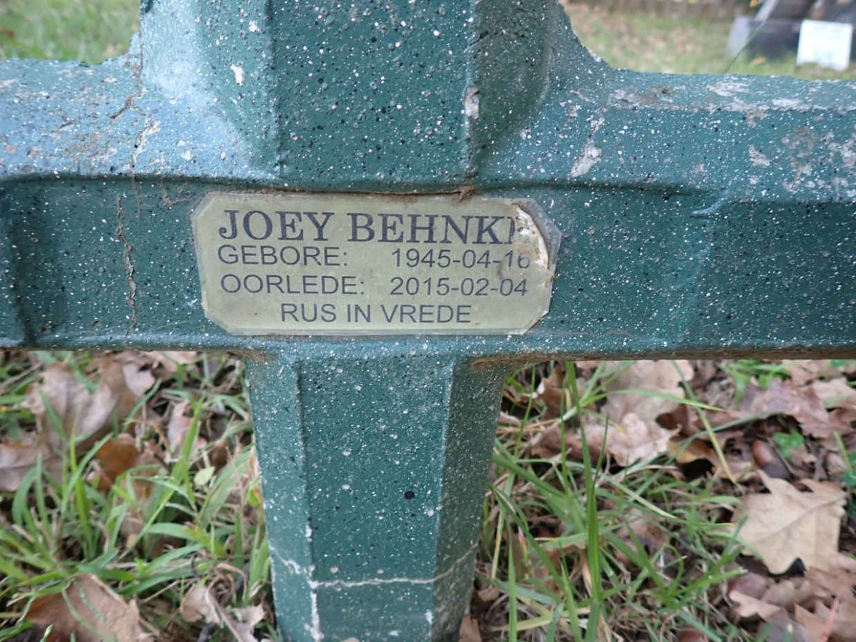 BEHNK? Joey 1945-2015