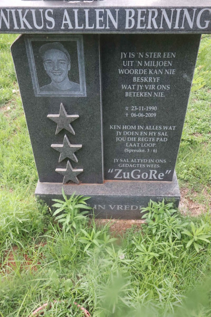 BERNING Wikus Allen 1990-2009