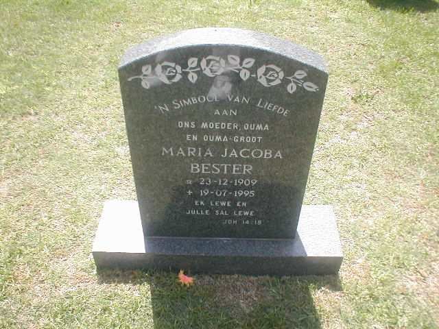 BESTER Maria Jacoba 1909-1995