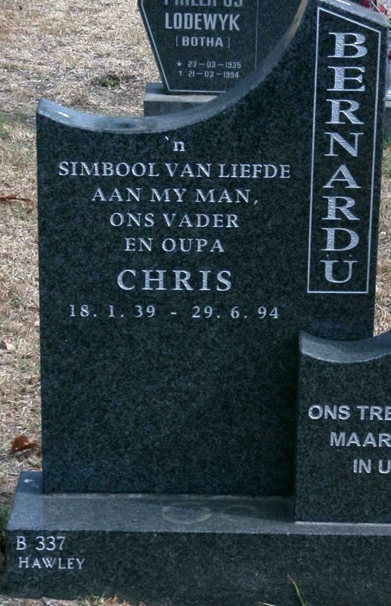 BERNARDÜ Chris 1939-1994