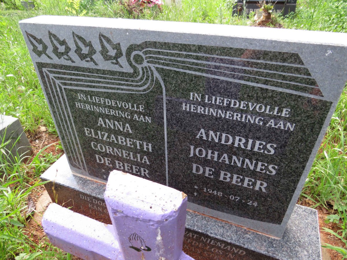 BEER Andries Johannes, de 1948- &amp; Anna Elizabeth Cornelia 1948-2018 _2