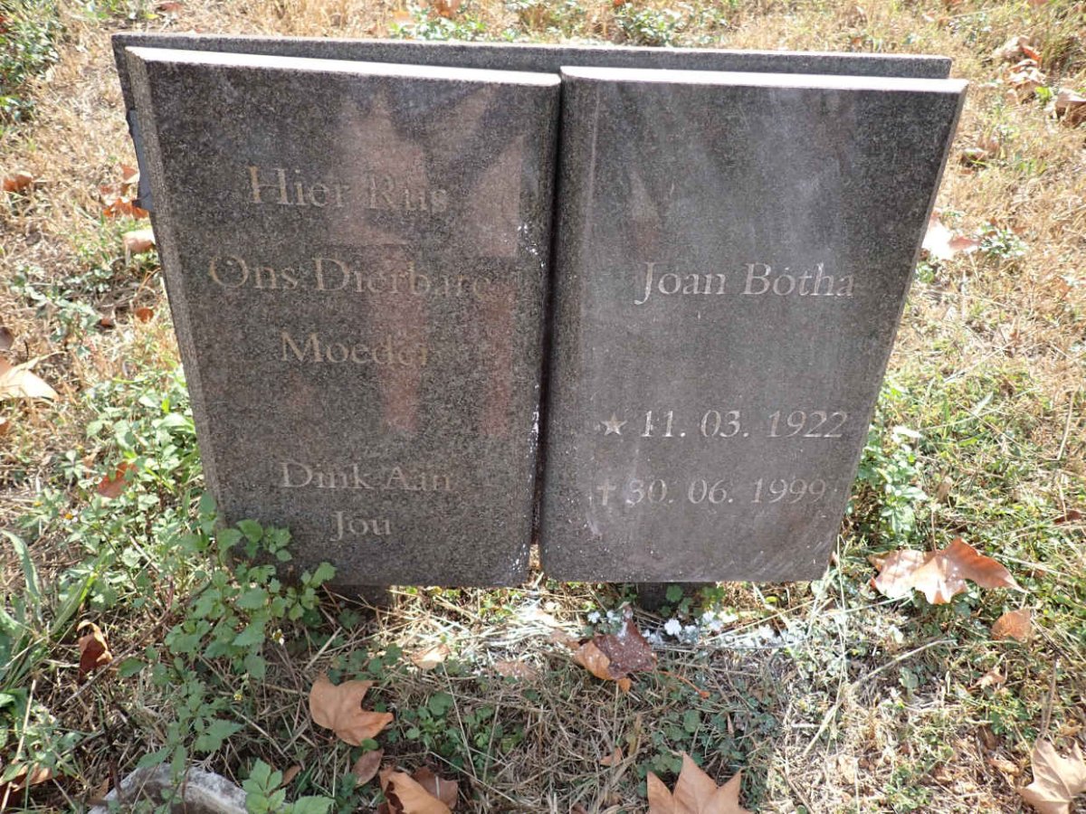 BOTHA Joan 1922-1999