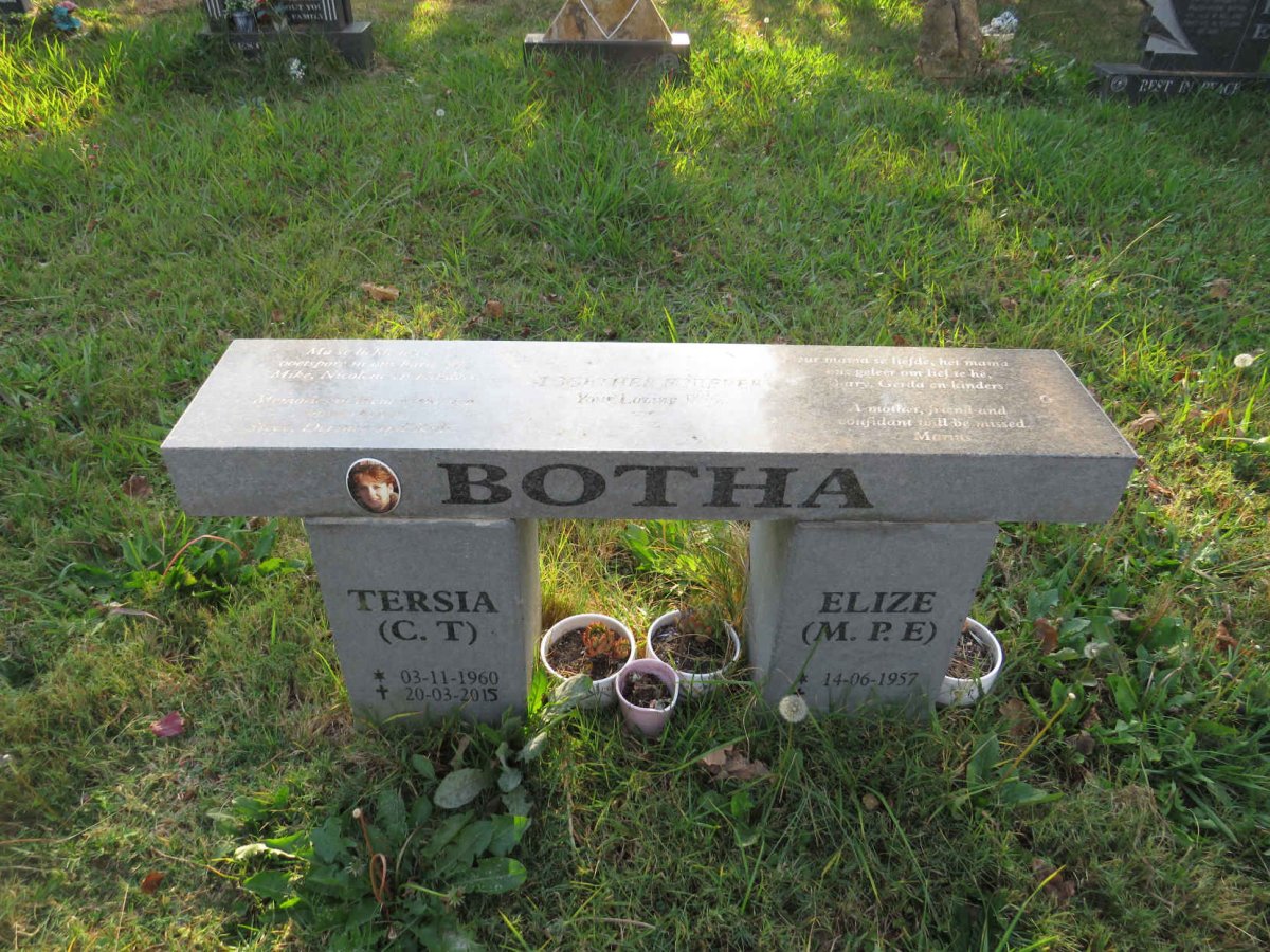 BOTHA C.T. 1960-2015 :: BOTHA M.P.E. 1957-