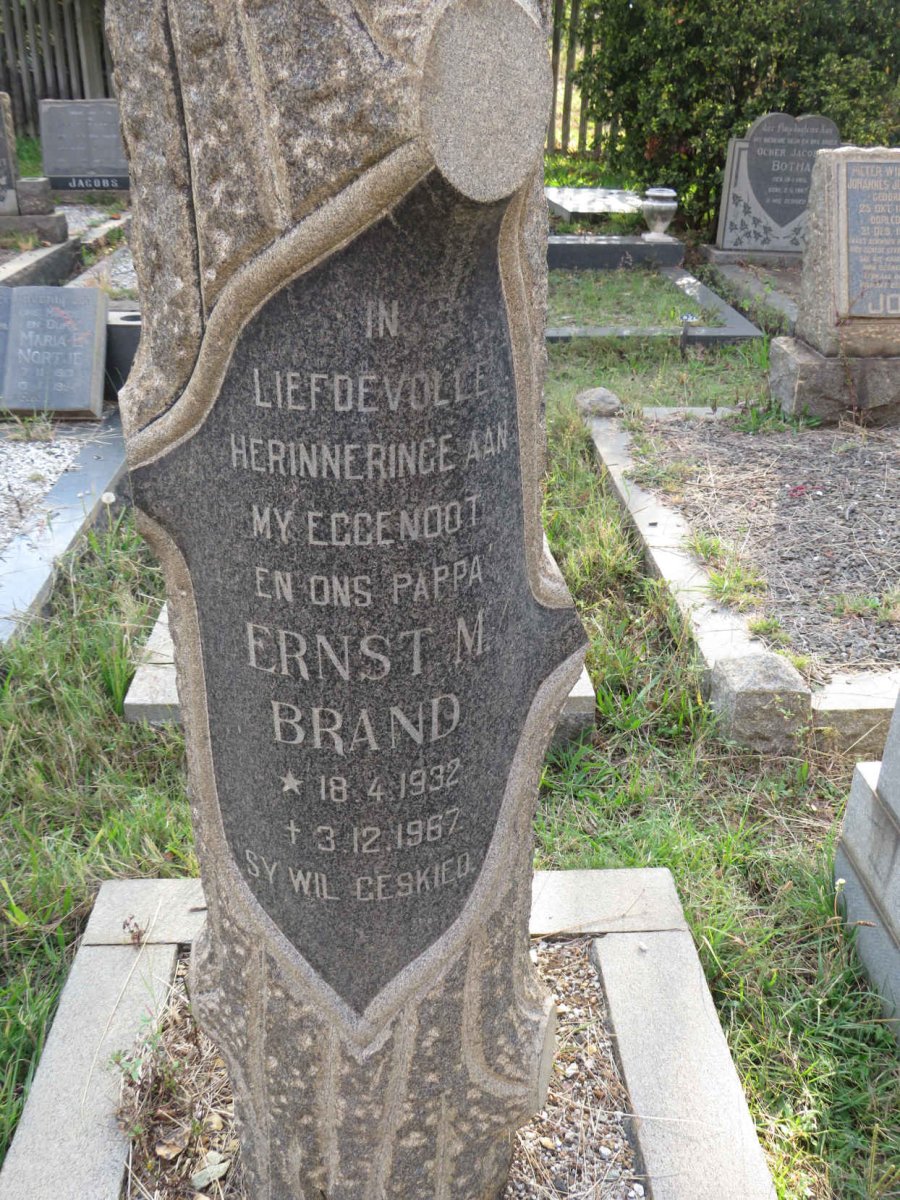 BRAND Ernst M. 1932-1967