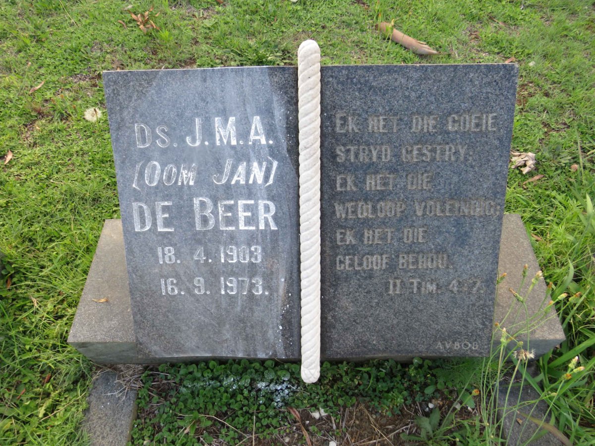 BEER J.M.A., de 1903-1970