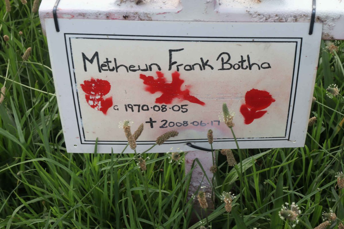 BOTHA Metheun Frank 1970-2008