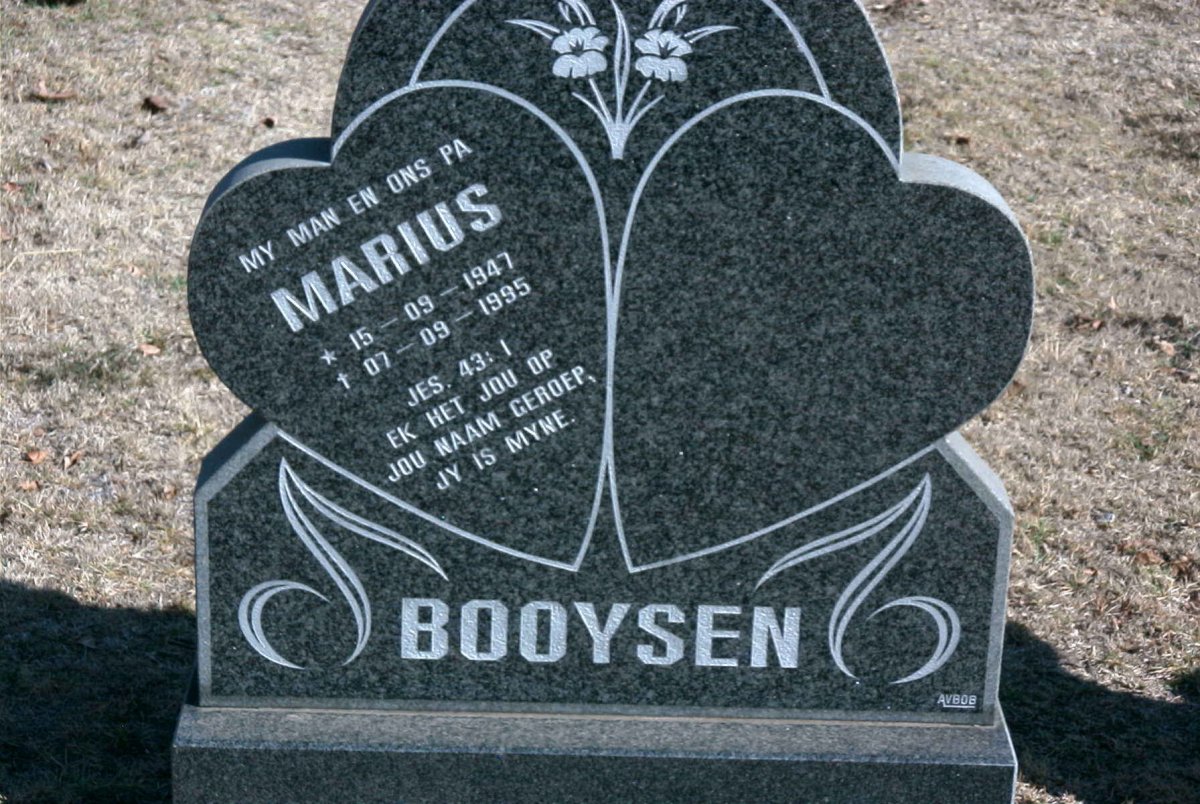 BOOYSEN Marius 1947-1995
