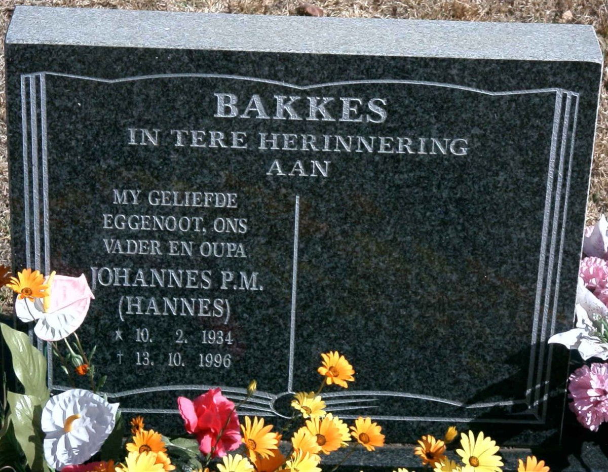 BAKKES Johannes P.M. 1934-1996