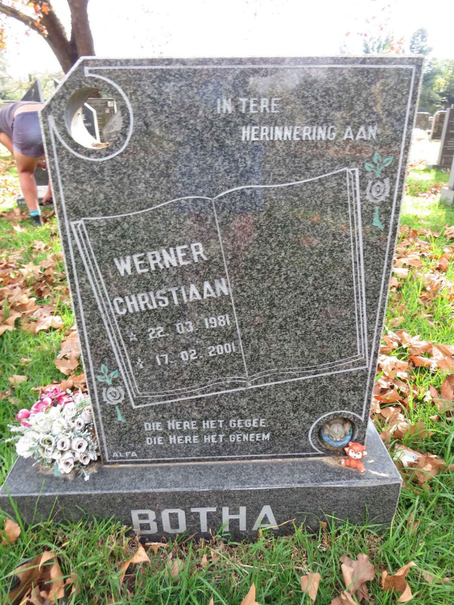 BOTHA Werner Christiaan 1981-2001