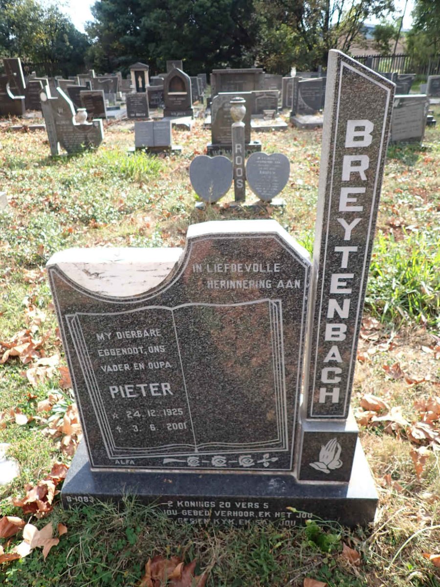 BREYTENBACH Pieter 1925-2001