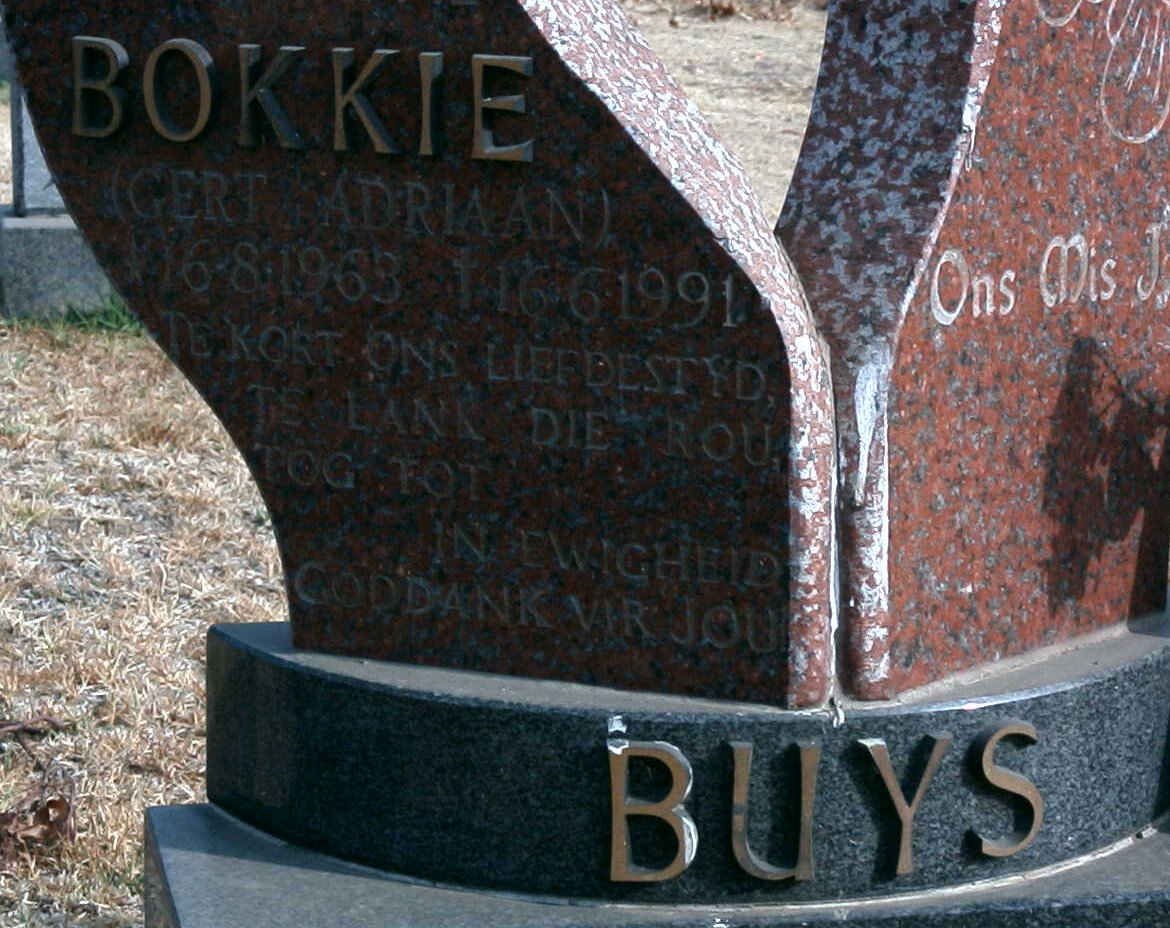 BUYS Gert Adriaan 1963-1991