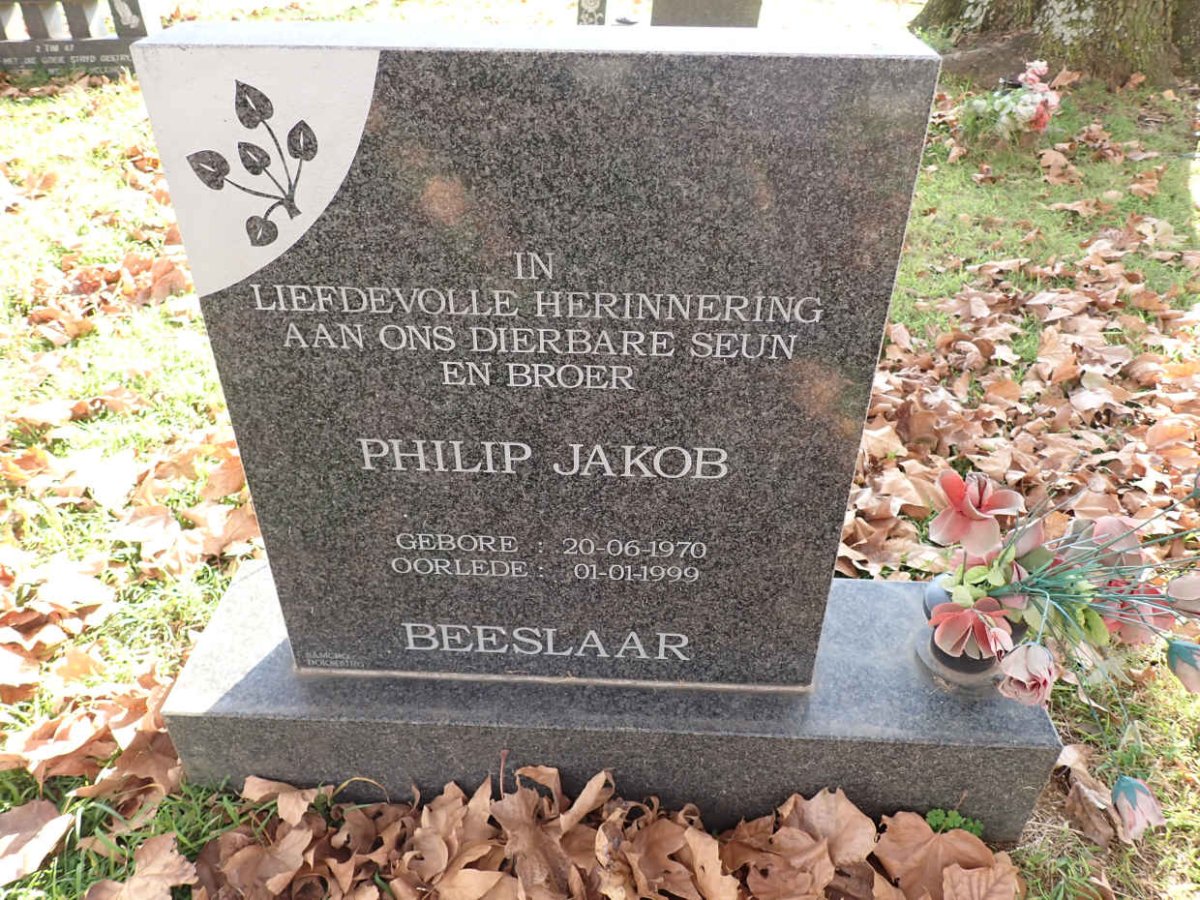 BEESLAAR Philip Jakob 1970-1999