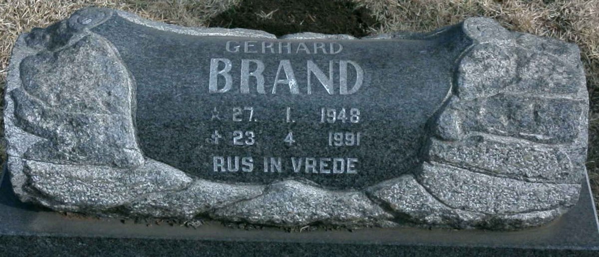 BRAND Gerhard 1948-1991