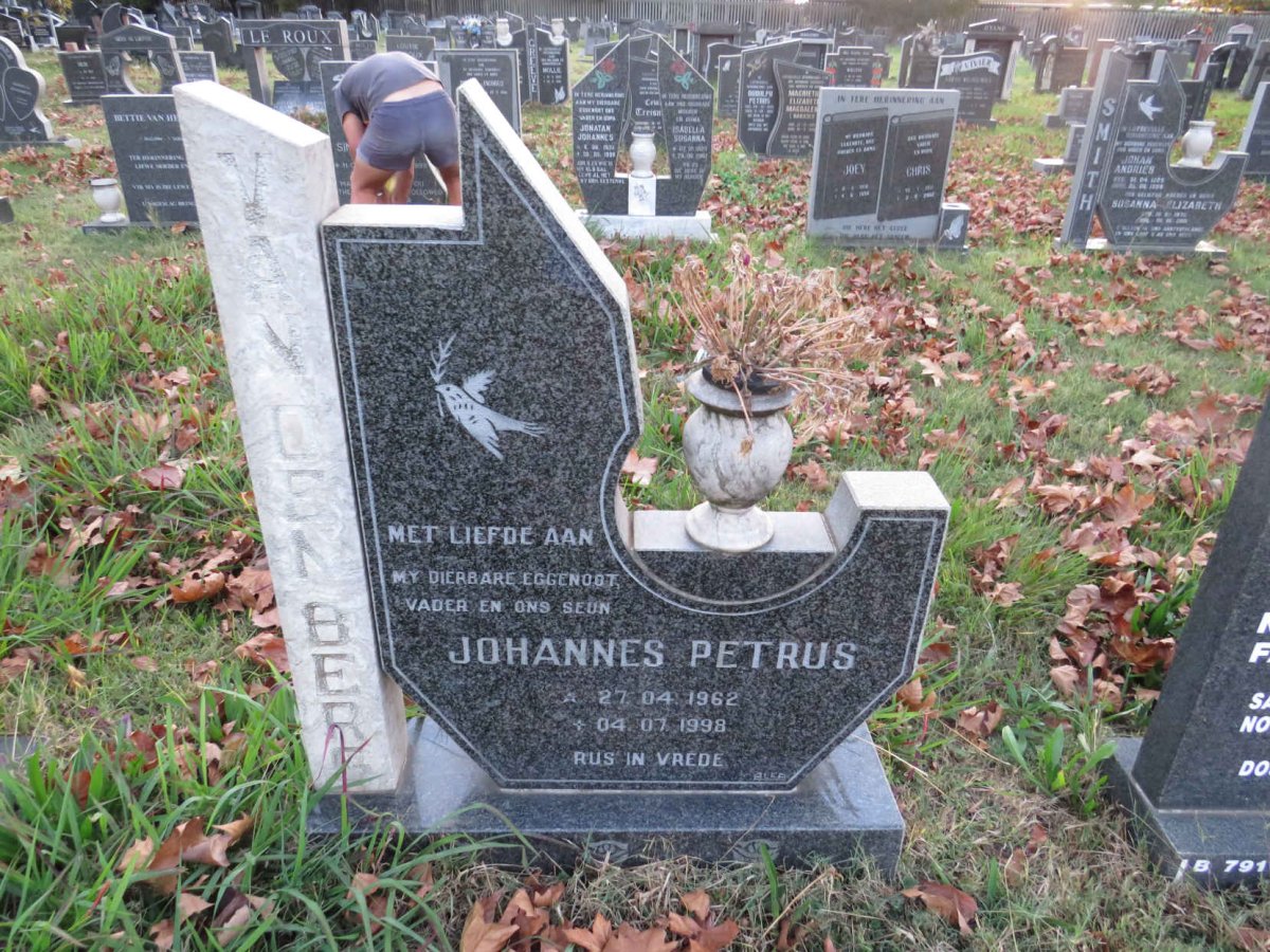 BERG Johannes Petrus, van den 1962-1998 