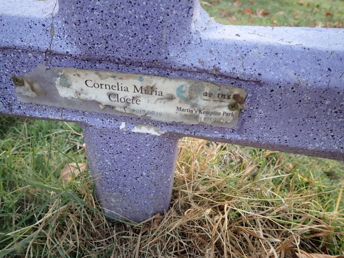 CLOETE Cornelia Maria -2017