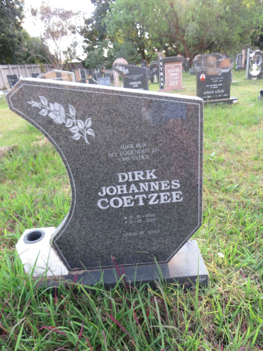 COETZEE Dirk Johannes 1956-2005