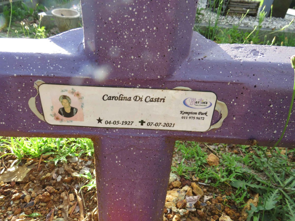 CASTRI Carolina, di 1927-2021