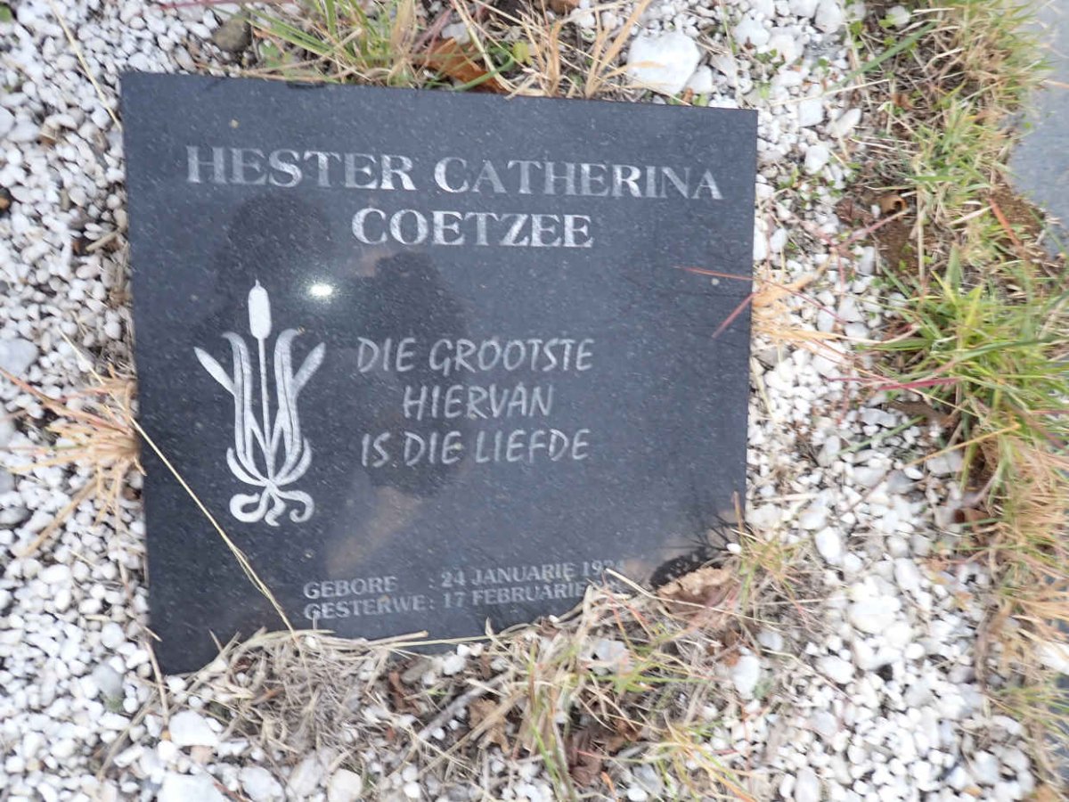 COETZEE Hester Catherina 1924-