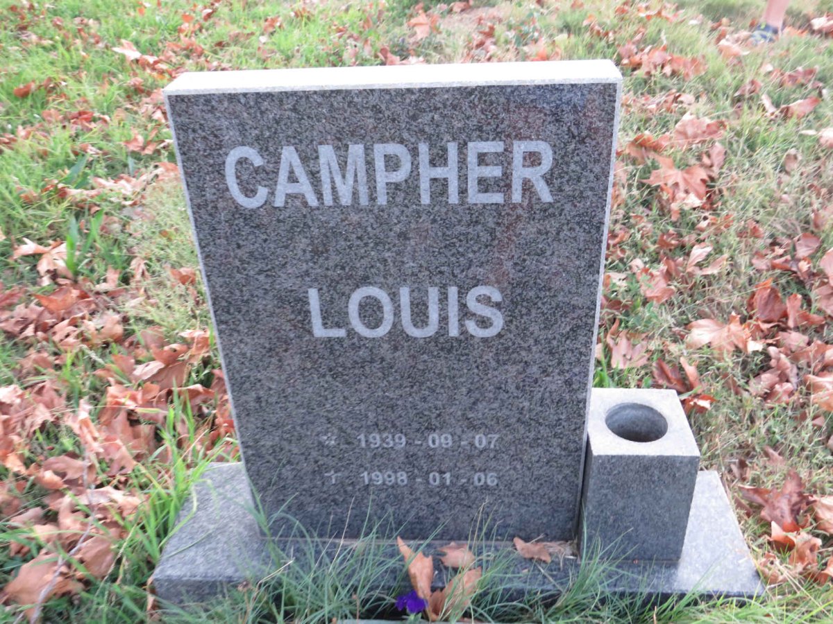 CAMPHER Louis 1939-1998