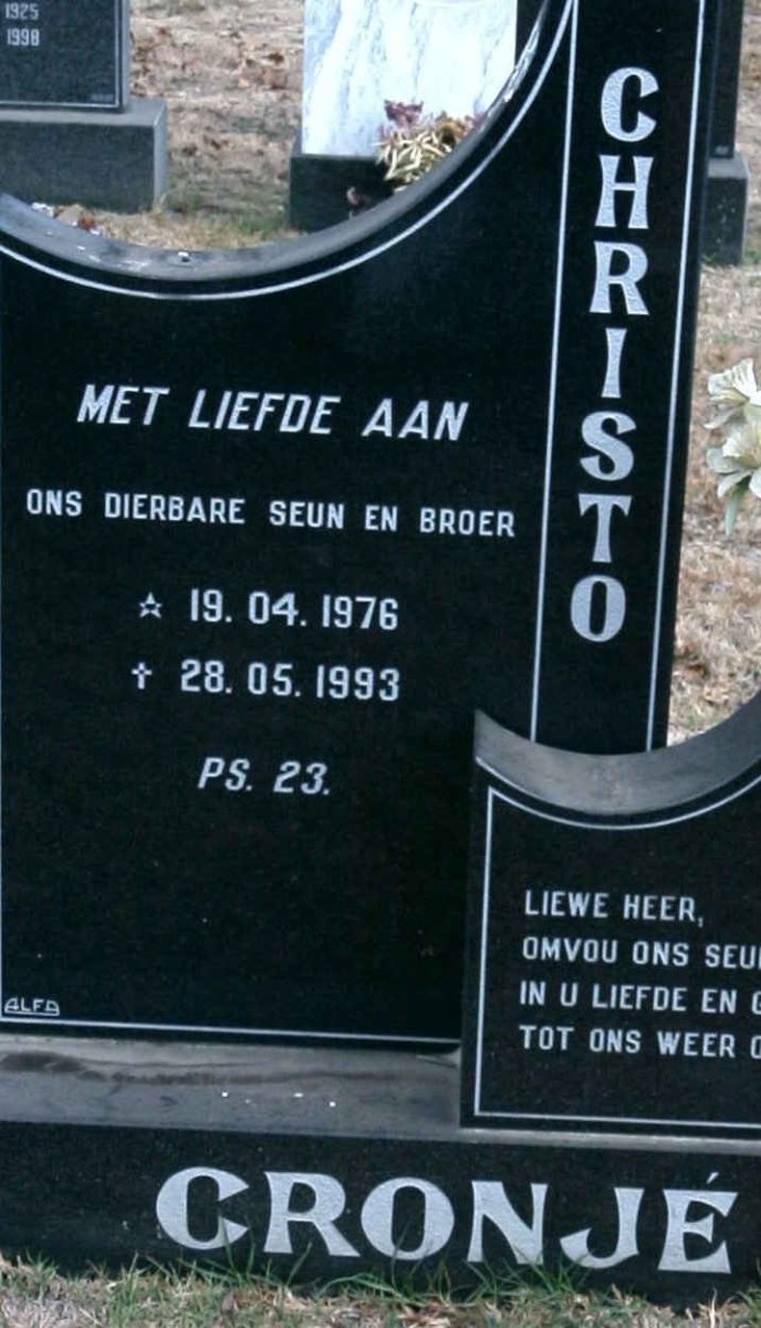 CRONJE Christo 1976-1993