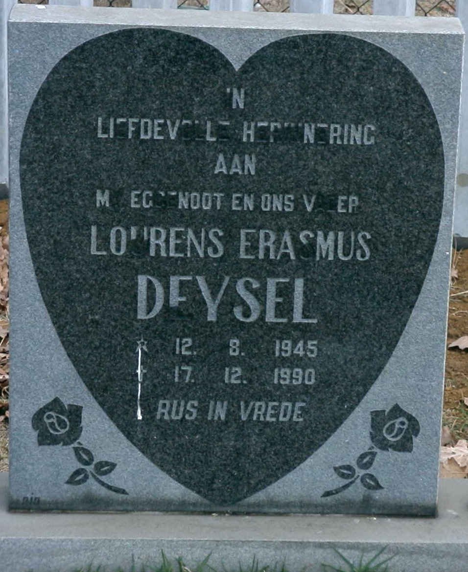 DEYSEL Lourens Erasmus 1945-1990